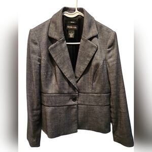 STYLE & CO STRETCH TWEED BLAZER SZ 6